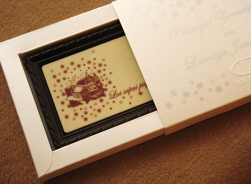 Silver Printing - 90g Framed Chocolate Picture in a box