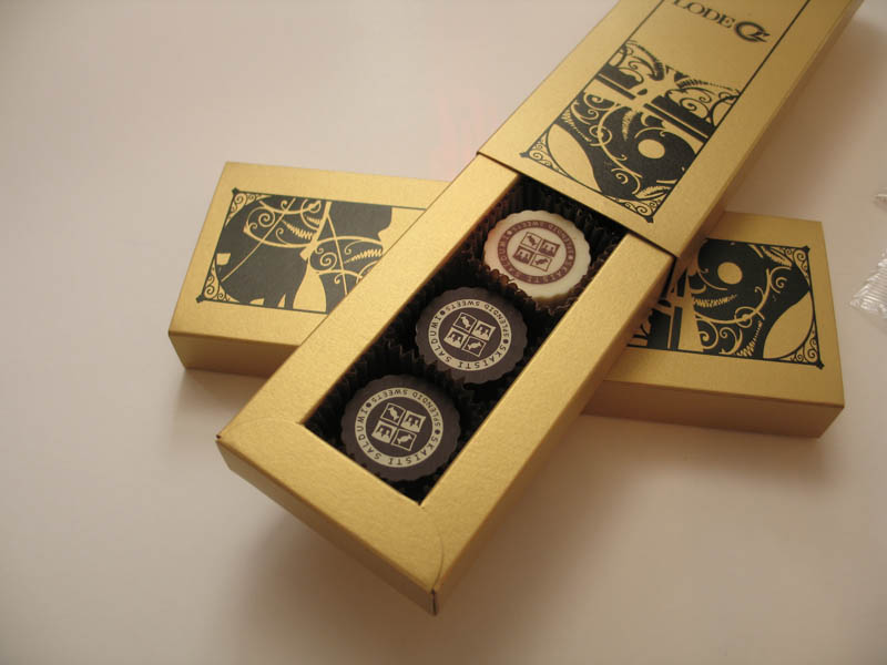 Печать - 5 Конфеты с Начинкой Орехового Крема в коробочке, 65г (13 gr x 5 шт)