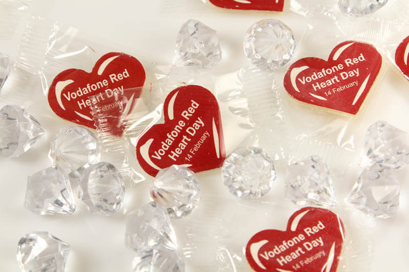 Telecommunication Marketing - Chocolate Heart in a Bag, 3g