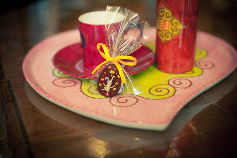 Chocolate Egg in a polybag with Ribbon, 30g