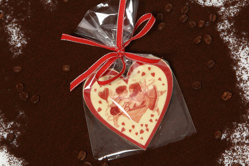 HoReCa Supplies - 30g Chocolate Heart in a Bag with Ribbon