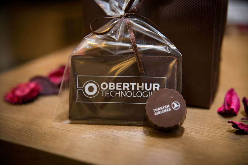 Dark Chocolate - Promotional Chocolate Bar in a Polybag with Ribbon, 20g