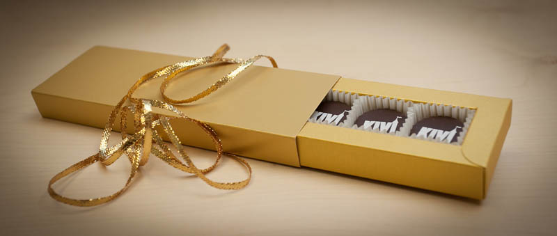 5 Pralines with Hazel Nut Cream Filling in a box, 65g (13g x 5 pc)