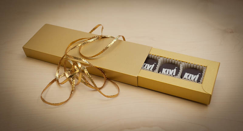 Promo Sweets - 5 Pralines with Hazel Nut Cream Filling in a box, 65g (13g x 5 pc)