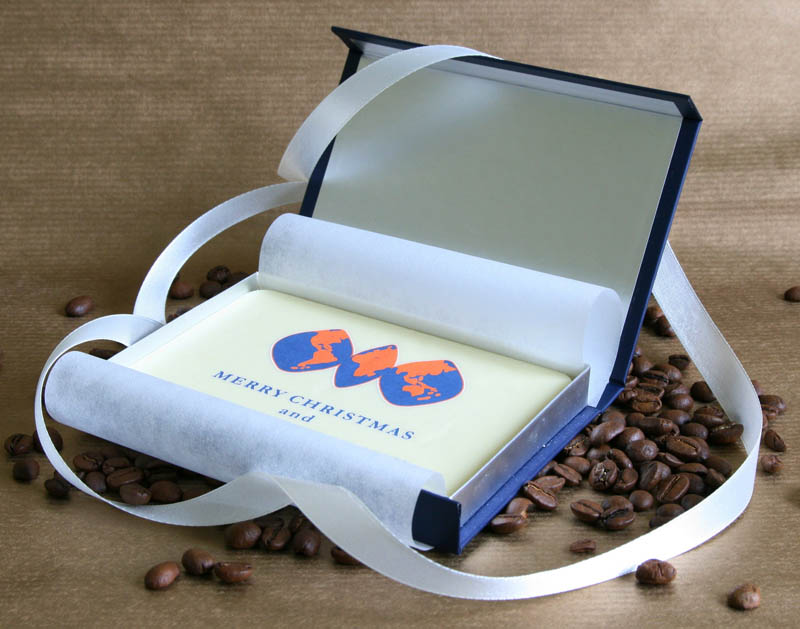 80 g - 80g Promotional Chocolate Bar in a box with magnet