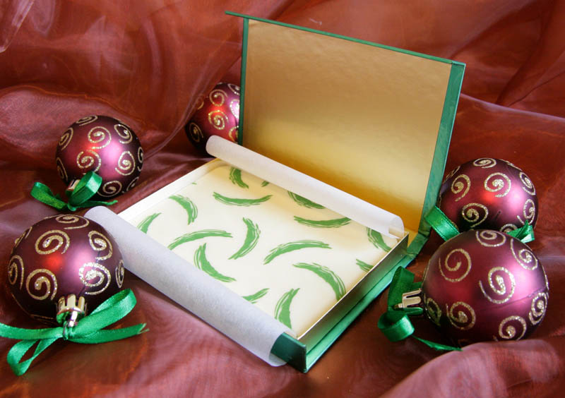 Подарочная Коробка с Магнитным замком - Шоколадная Плитка в коробочке с магнитом, 80г