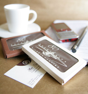 Chocolate Business Cards